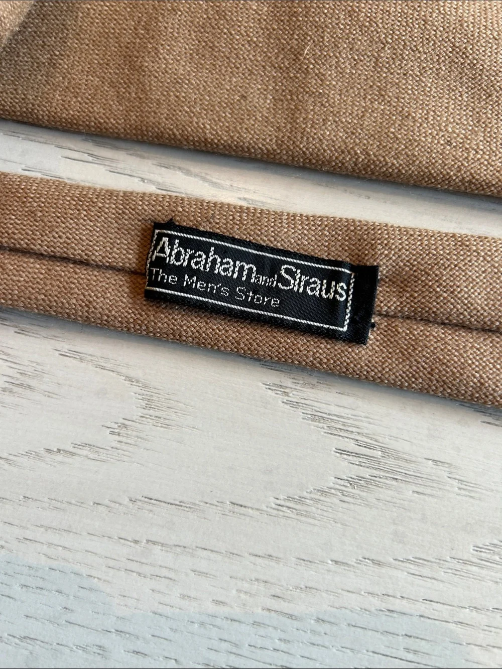 Yves Saint Laurent Beige Abraham and Straus Men’s Tie